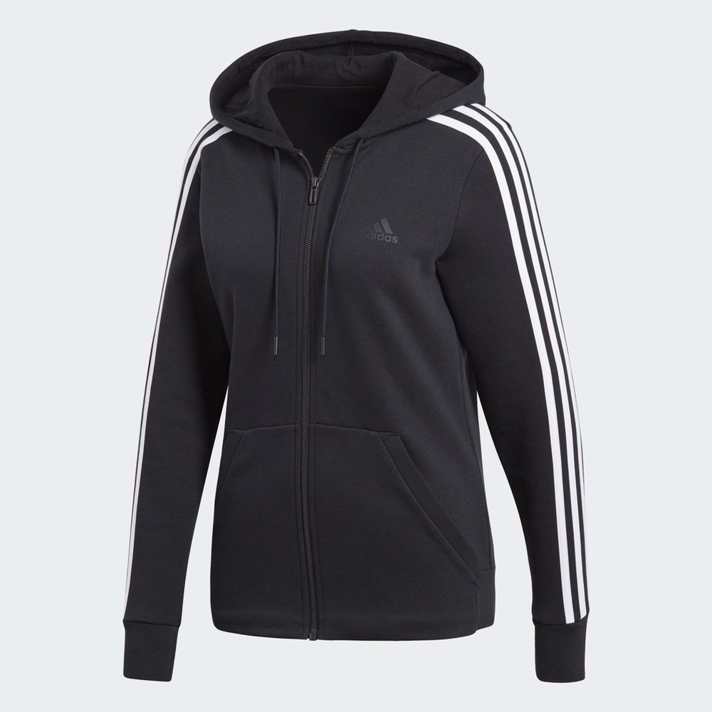 Adidas 3-STRIPES HOODIE BK3866 S-M2 M-J2SL XL-P5U2 - Picture 3 of 3